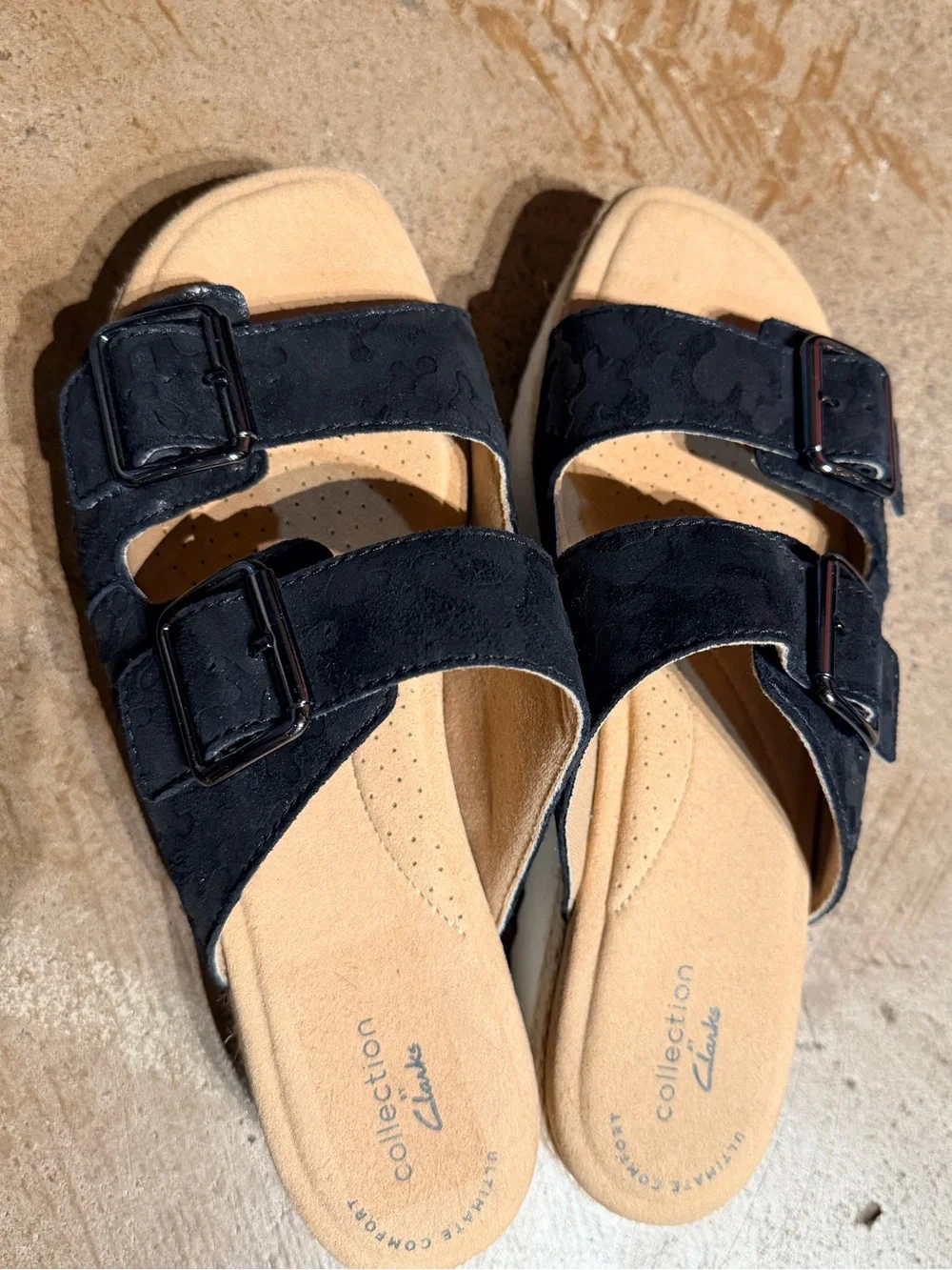 Clark’s Black Platform Sandals